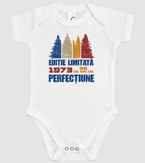 Ediție limitată 1973 - 50 de ani de perfecțiune model alb pe tricou