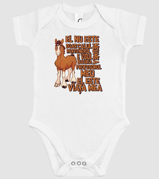 El nu este doar calul meu, e visul meu, partenerul meu, bucuria mea, profesorul meu, el este viața mea model alb pe tricou