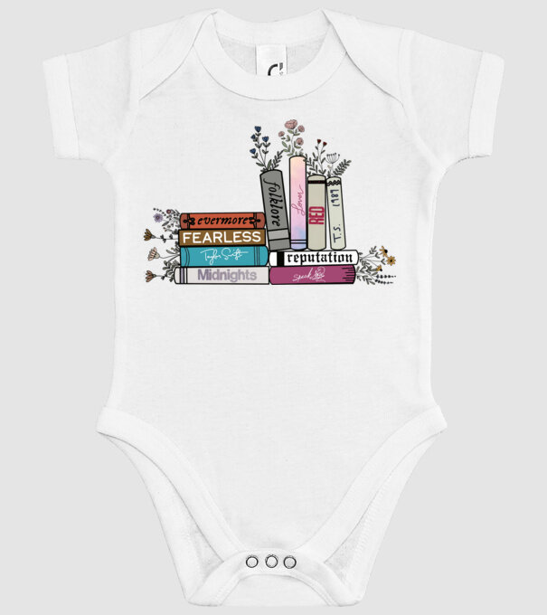 Eras tour books color 2 model alb pe tricou