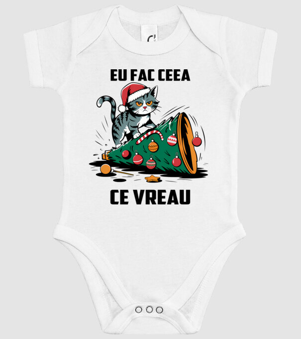 Eu fac ceea ce vreau Alb model alb pe tricou