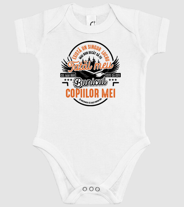 Există un singur lucru mai bun decât să fii tatăl meu, cel mai bun este că ești bunicul copiilor mei - îți mulțumesc că exiști p model alb pe tricou