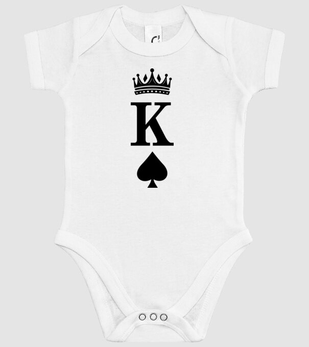 King model alb pe tricou