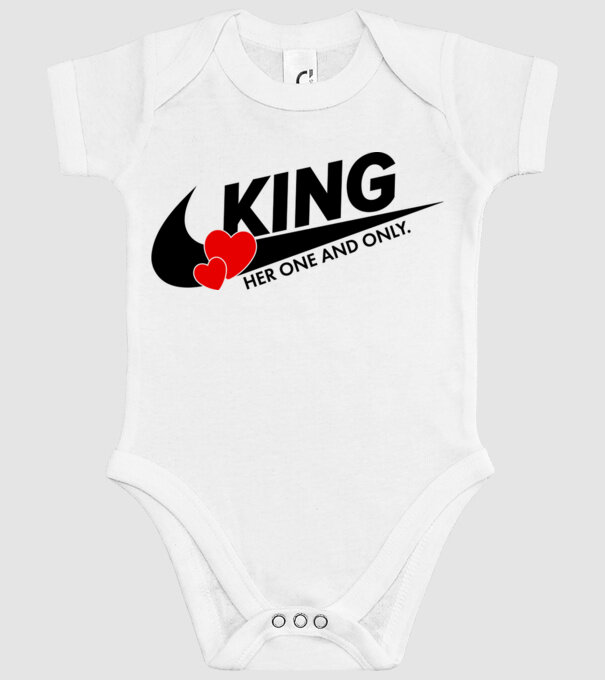 King model alb pe tricou