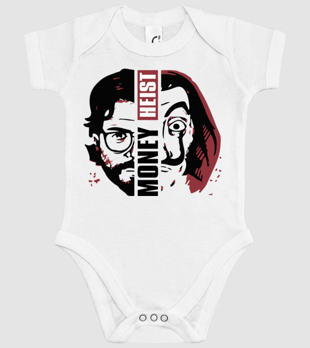 money heist professor model alb pe tricou