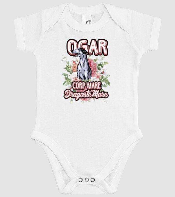 Ogar - picioare lungi dragoste multă model alb pe tricou