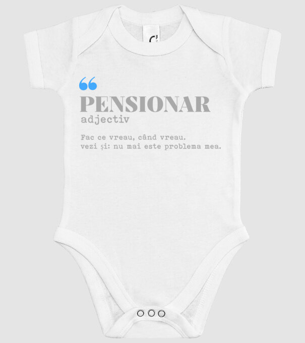pensionar. adjectiv: fac ce vreau, când vreau. vezi și: nu mai este problema mea. model alb pe tricou