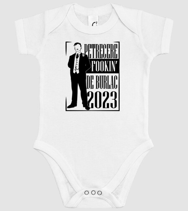 Petrecere Fookin de burlac model alb pe tricou