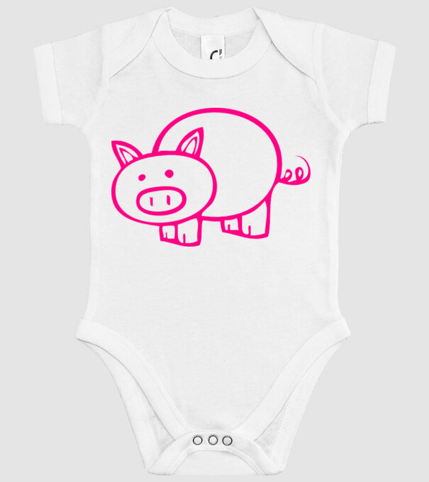purcel model alb pe tricou