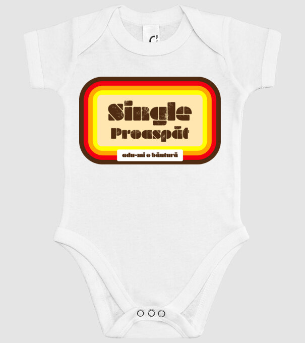 single proaspăt - adu-mi o băutură model alb pe tricou