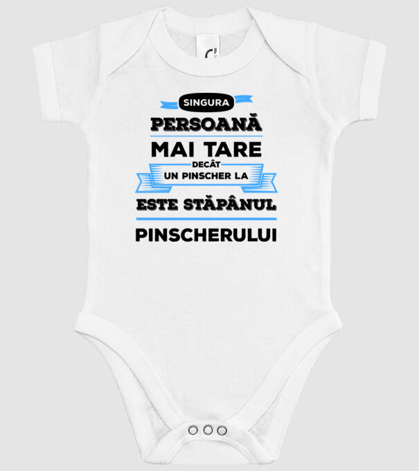 singura persoană mai tare decât un Husky este stăpânul Husky-ului model alb pe tricou