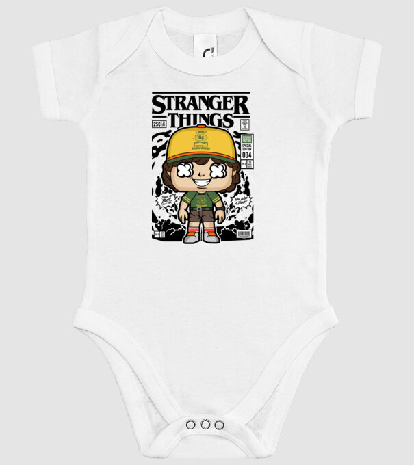 stranger things cereal model alb pe tricou