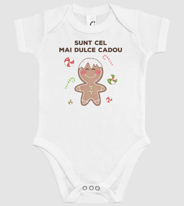 Sunt cel mai dulce cadou model alb pe tricou