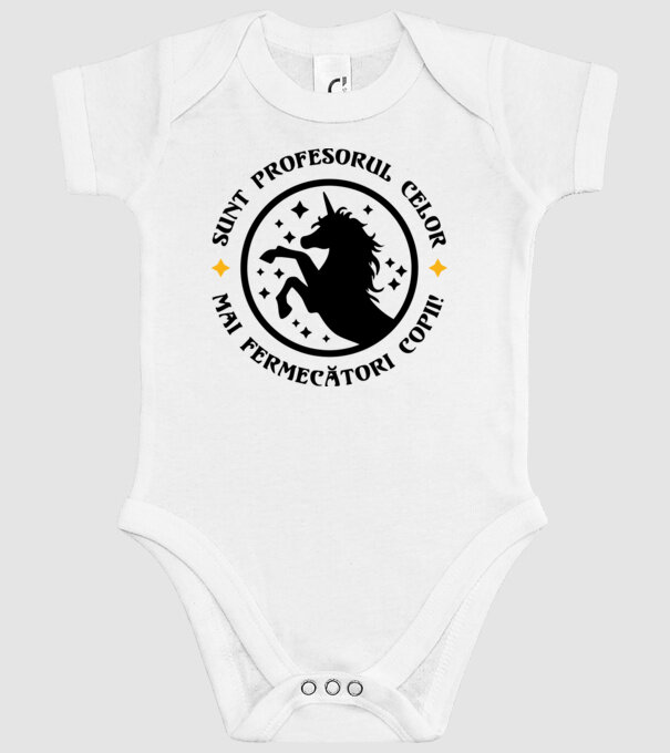 Sunt profesorul celor mai fermecători copii model alb pe tricou
