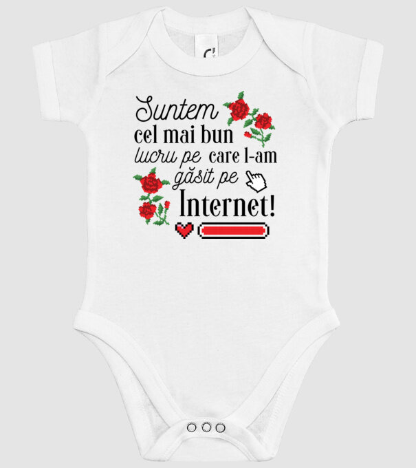 Suntem cel mai bun lucru pe care l-am găsit pe internet model alb pe tricou
