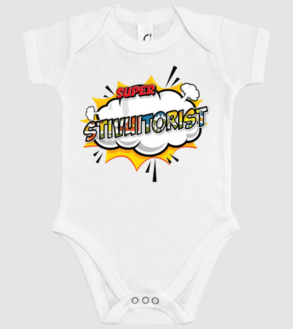 Super Stivuitorist model alb pe tricou