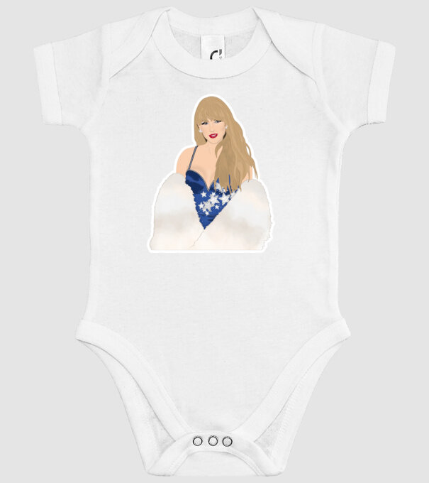 Taylor Swift blue model alb pe tricou