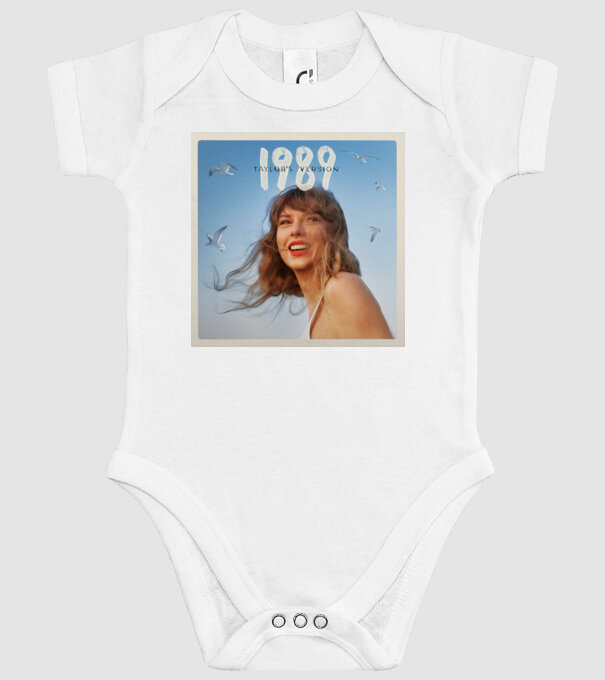 Taylor Swift cover model alb pe tricou