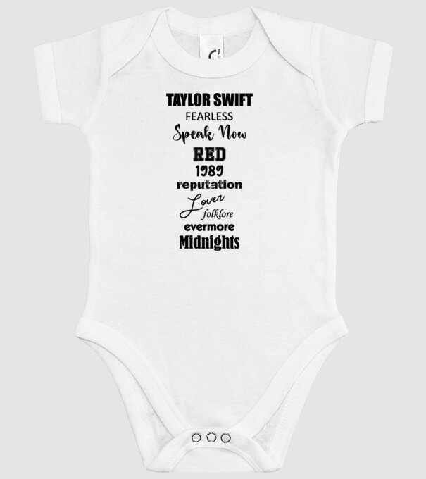 Taylor Swift Eras model alb pe tricou