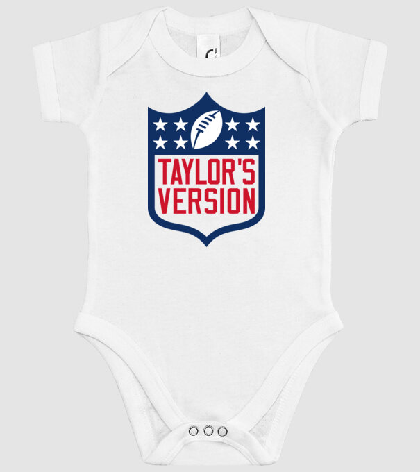 Taylor Swift football logo model alb pe tricou