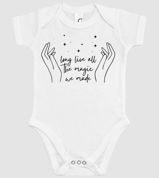 Taylor Swift long live all the magic we made model alb pe tricou