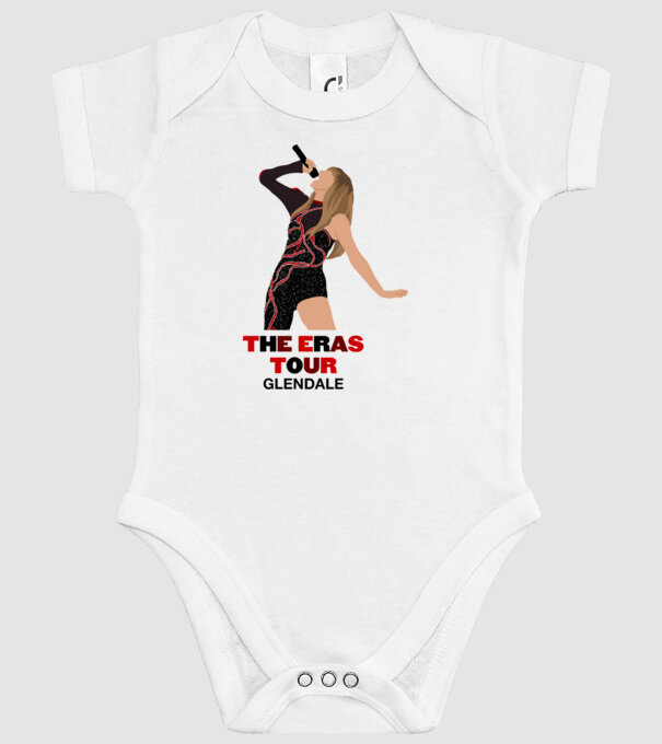 Taylor Swift The Eras Tour Glendale model alb pe tricou