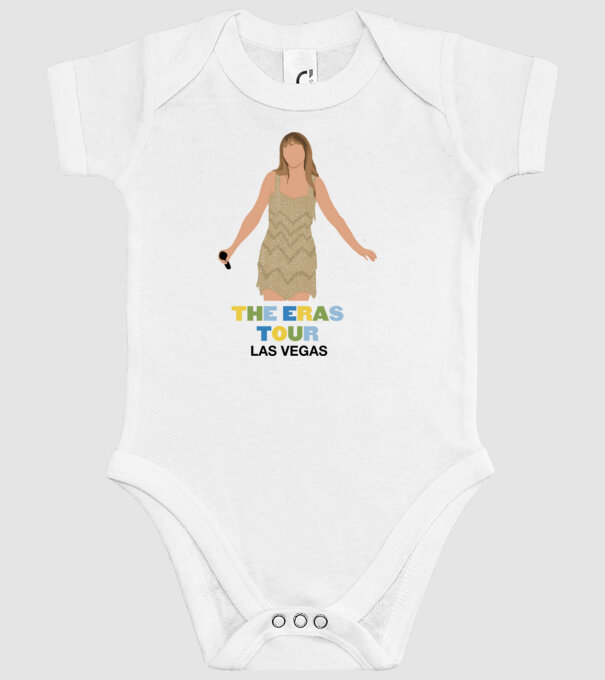 Taylor Swift The Eras Tour Las Vegas model alb pe tricou