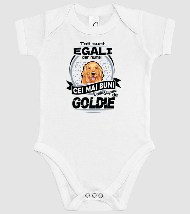 Toți sunt egali, dar numai cei mai buni devin stăpâni de goldie model alb pe tricou