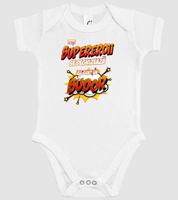 Toți supereroii se deghizează, eu sunt un sudor model alb pe tricou