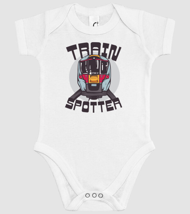 Trenuri model alb pe tricou