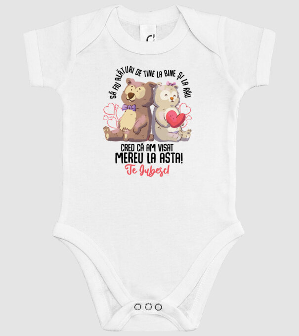 Valentine_Să fiu alături de tine la bine și la rău, cred că am visat mereu la asta model alb pe tricou