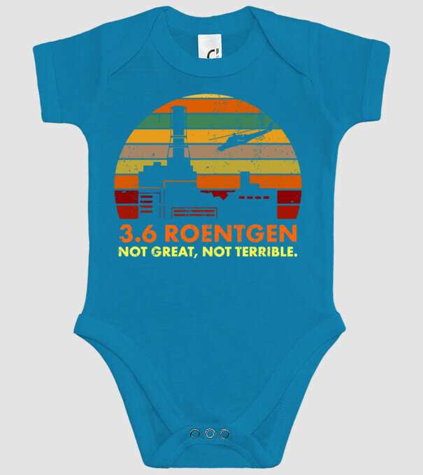 3.6 roentgen model turcoaz pe tricou