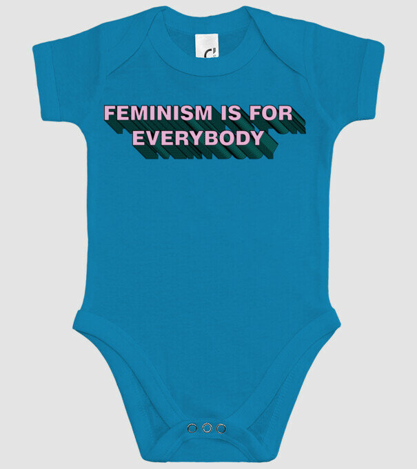 Feminismul este pentru toată lumea model turcoaz pe tricou