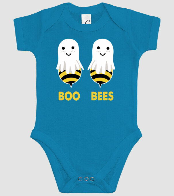 Boo bees model turcoaz pe tricou