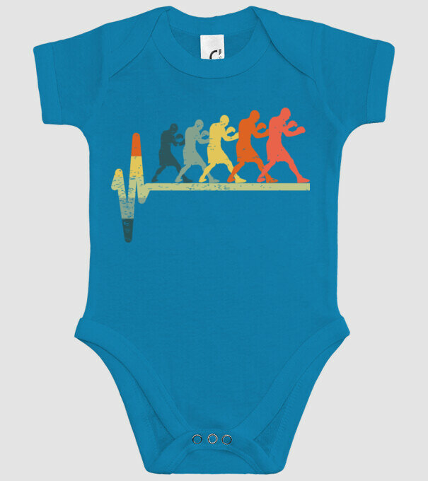 Box EKG model turcoaz pe tricou