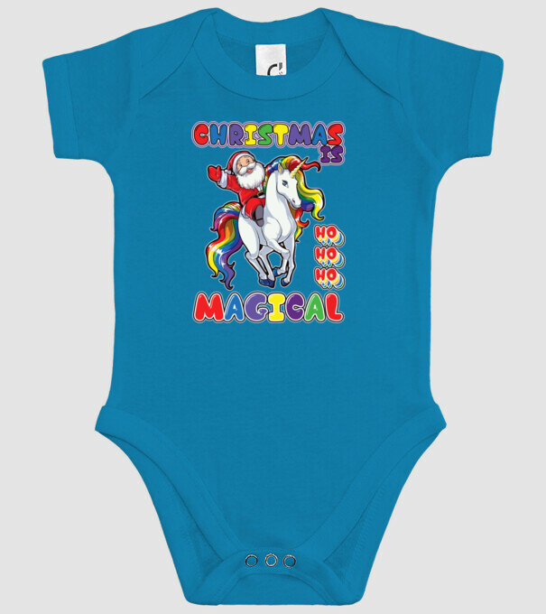 CHRISTMAS IS MAGICAL model turcoaz pe tricou