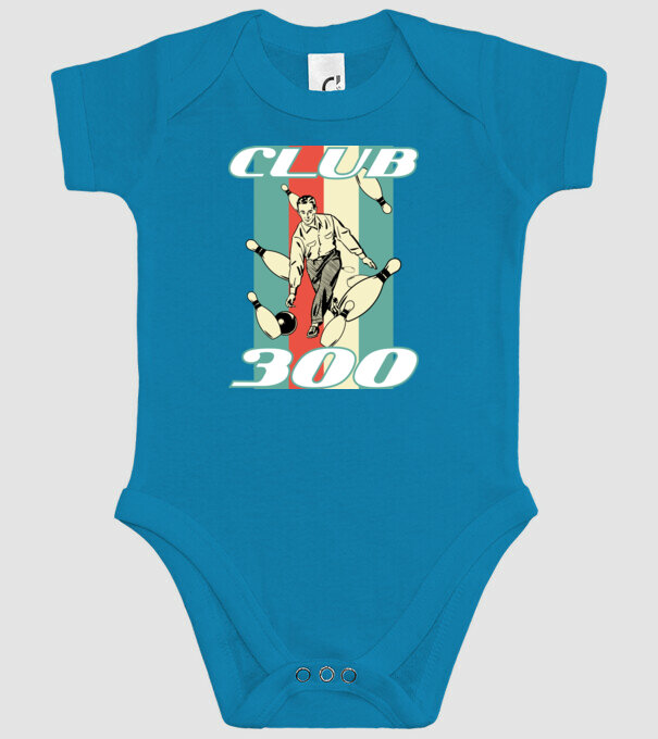 club300 model turcoaz pe tricou
