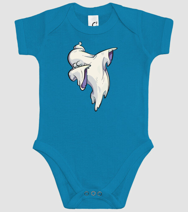 Dab ghost model turcoaz pe tricou
