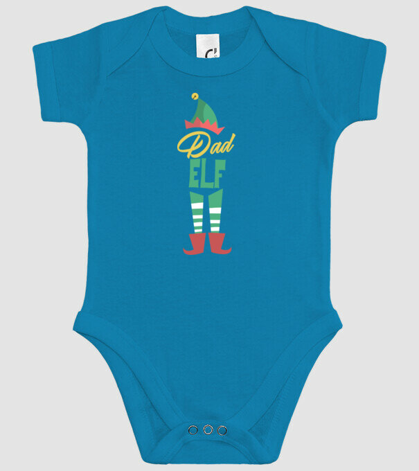 Elf family dad model turcoaz pe tricou