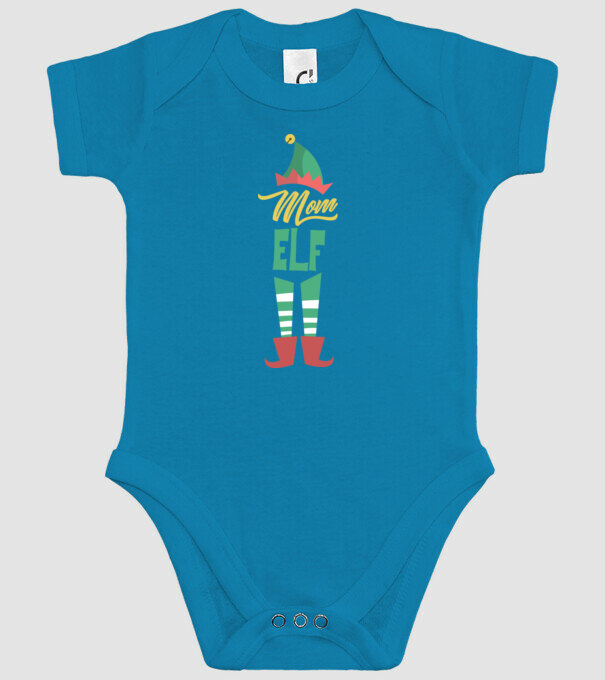 Elf family mom model turcoaz pe tricou