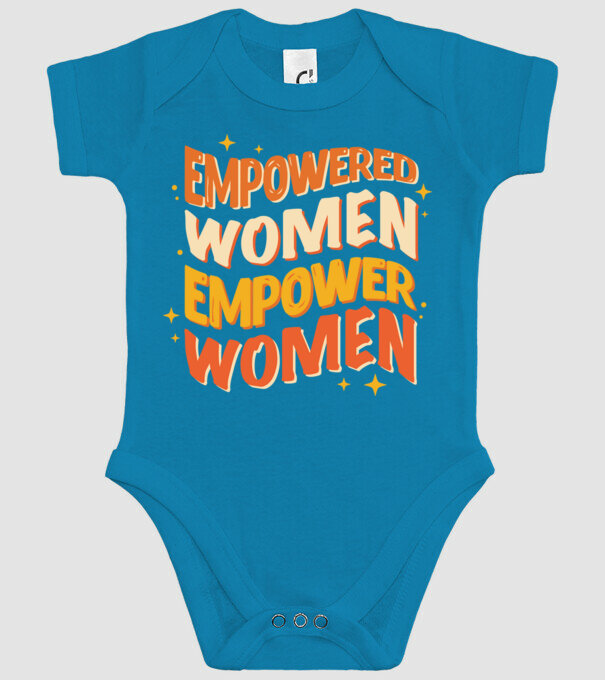 Empowered women empower women model turcoaz pe tricou