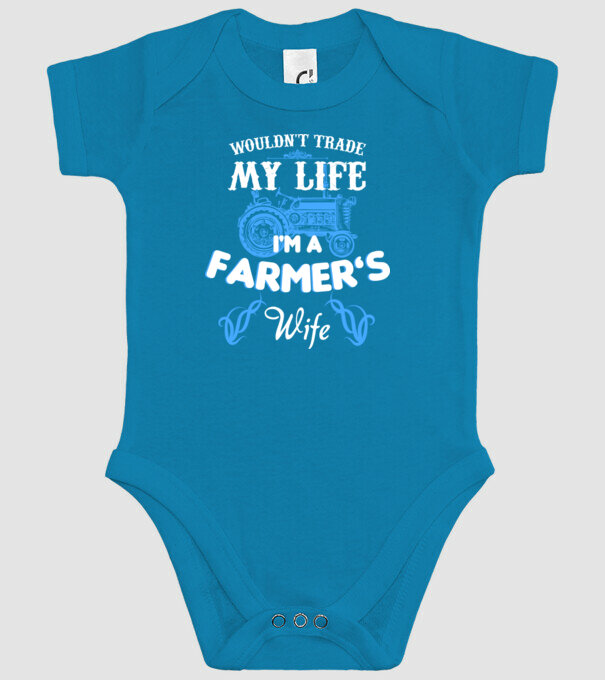 'Farmer''s wife' model turcoaz pe tricou