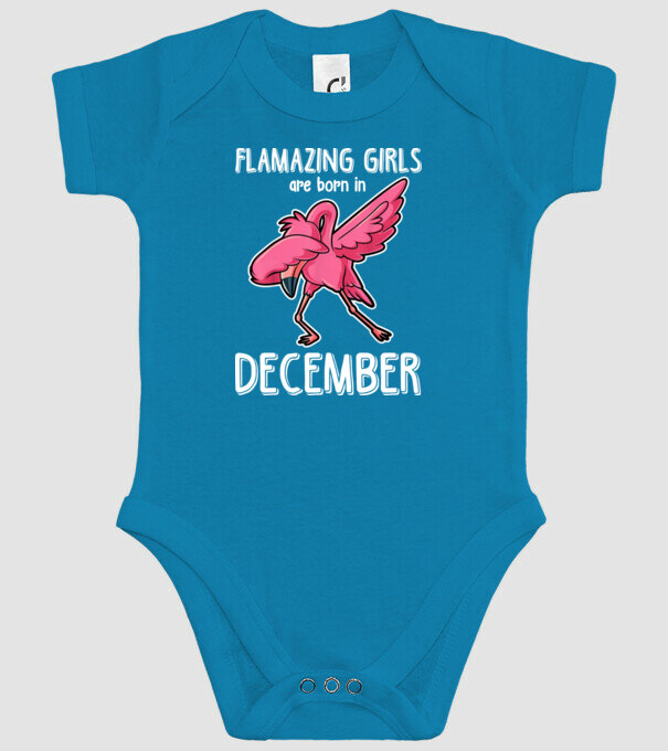 flamazing girls are born in december model turcoaz pe tricou