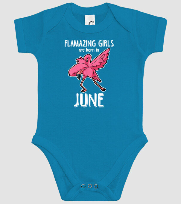 flamazing girls are born in june model turcoaz pe tricou