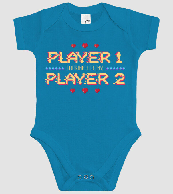 Gamer Love model turcoaz pe tricou