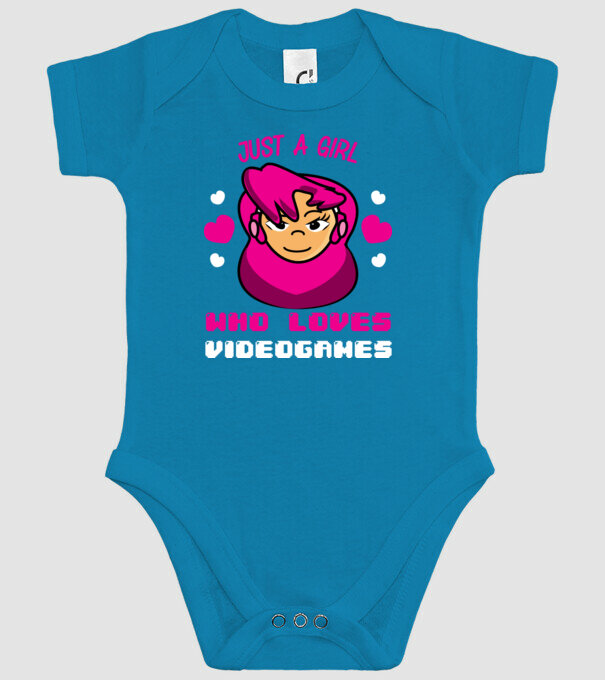 Girl Gamer model turcoaz pe tricou