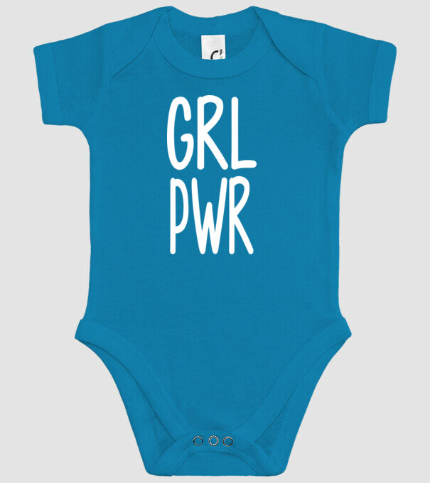 Girl Power model turcoaz pe tricou