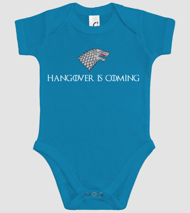 Hangover is coming model turcoaz pe tricou