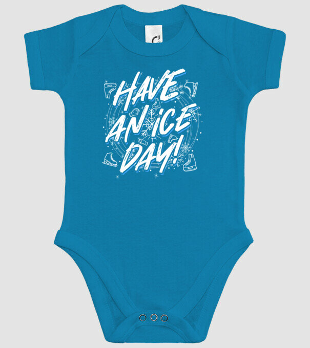 Have an ice day model turcoaz pe tricou