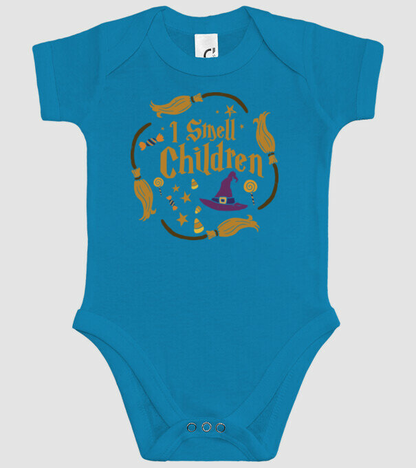 I smell children model turcoaz pe tricou