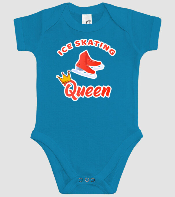 Ice skatin Queen model turcoaz pe tricou